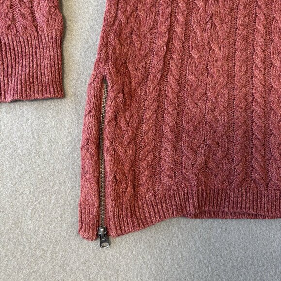American Eagle Womens Cable Knit Sweater Cozy Cottagecore Preppy Casual Fall XL - Picture 5 of 16